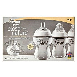 Set 3 Bình Sữa Tommee Tippee Closer To Nature 9oz(270ml)