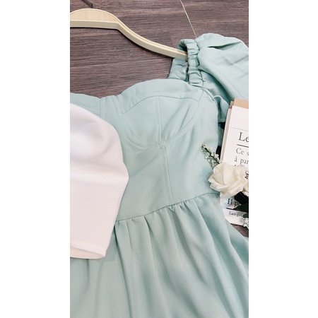 [Siêu Hot] Váy Babydoll Tay Phồng Cổ Vuông Cúp  Ngực, Đầm Dáng Xoè Tay Phồng Siêu Xinh Có Ảnh Thật Kèm Video bị | BigBuy360 - bigbuy360.vn