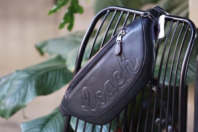 TÚI BAO TỬ COACH WARREN BELT BAG WITH COACH SCRIPT F76799