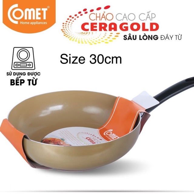 Chảo chống dính cao cấp lòng sâu đáy từ Comet CH25-30