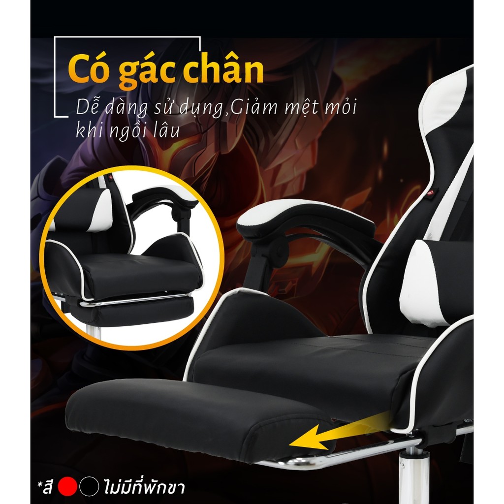 GYM19 Ghế gaming cao cấp ngả 135 độ, chân xoay 360 độ Mẫu E0201 mới | BigBuy360 - bigbuy360.vn