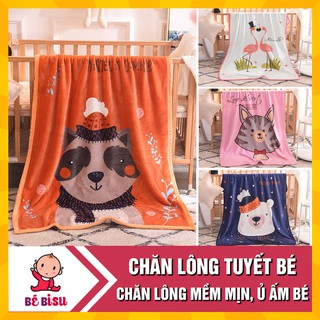 (ngdangphieuchi2020) Chăn lông tuyết cao cấp thu đông cho bé (Kích thước 100*140cm)