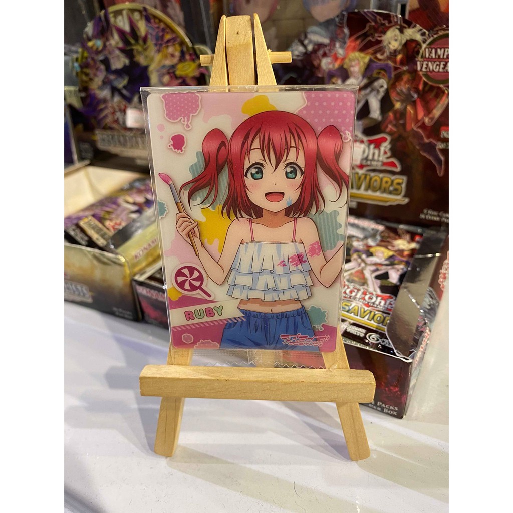 Thẻ bài sưu tầm bánh xốp Idol Love Live LL 52 - Tặng bọc bài nhựa bảo quản