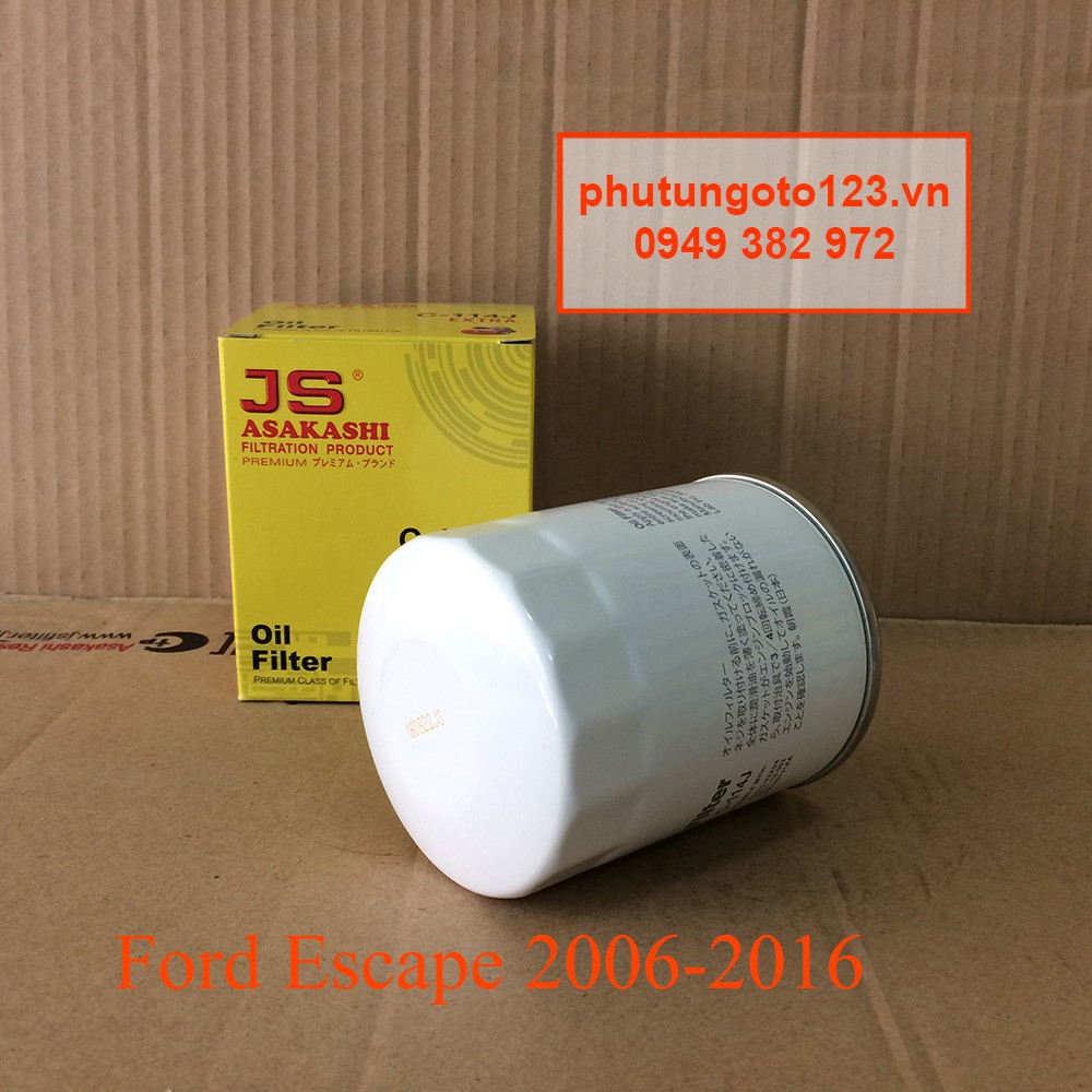 Lọc nhớt Ford Escape 2.3 2004, 2005, 2006, 2007, 2008, 2009, 2010, 2011, 2012, 2013 C114J JS Asakashi Nhật Bản
