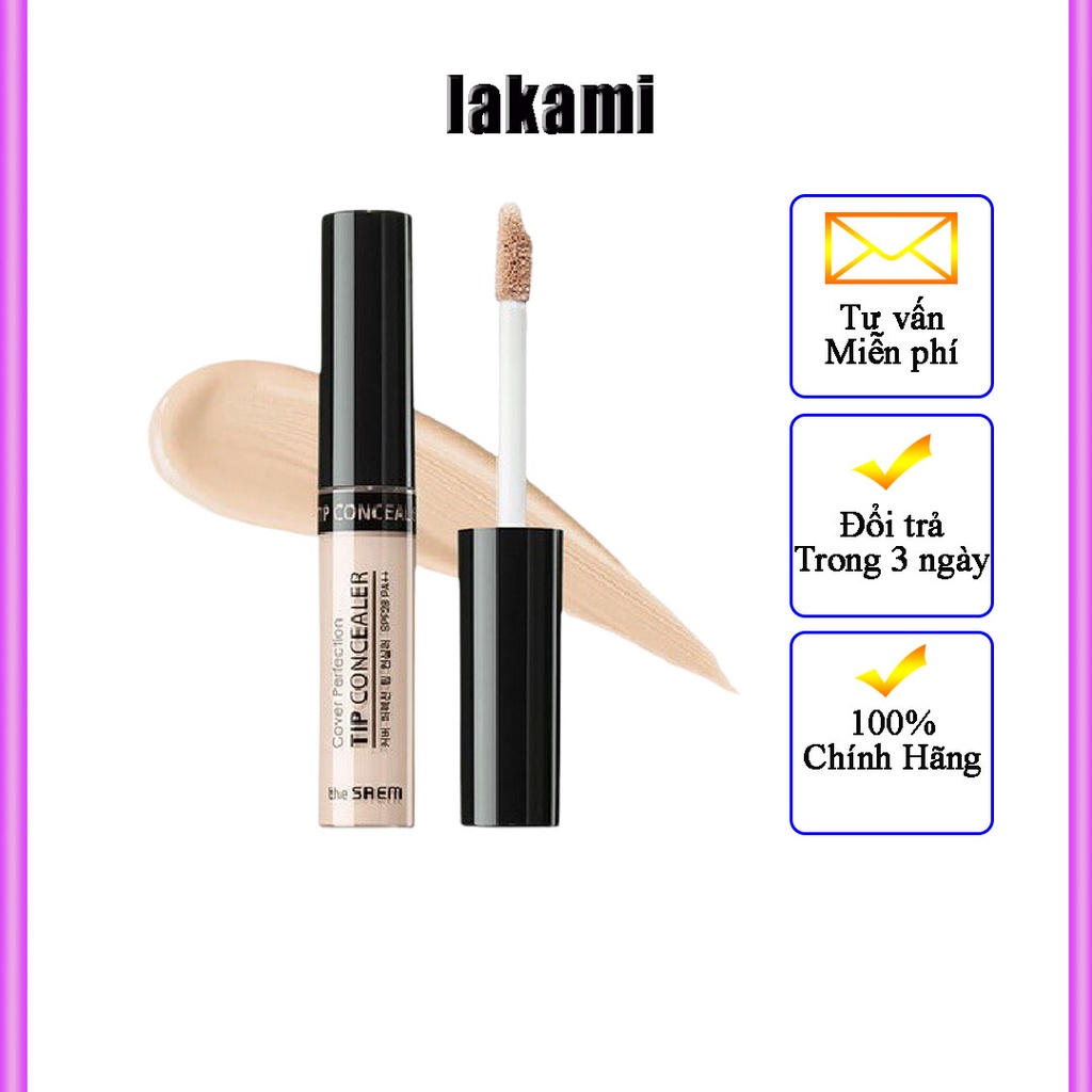 Kem Che Khuyết Điểm The Saem Cover Perfection Tip (lakami.beauty )