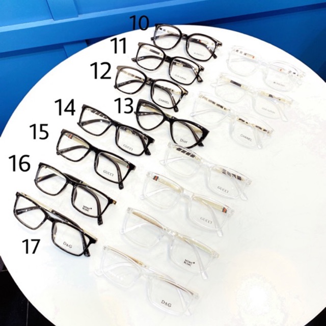 ( GIÁ SỈ ) TỔNG HỢP MẮT KÍNH GIẢ CẬN UNISEX