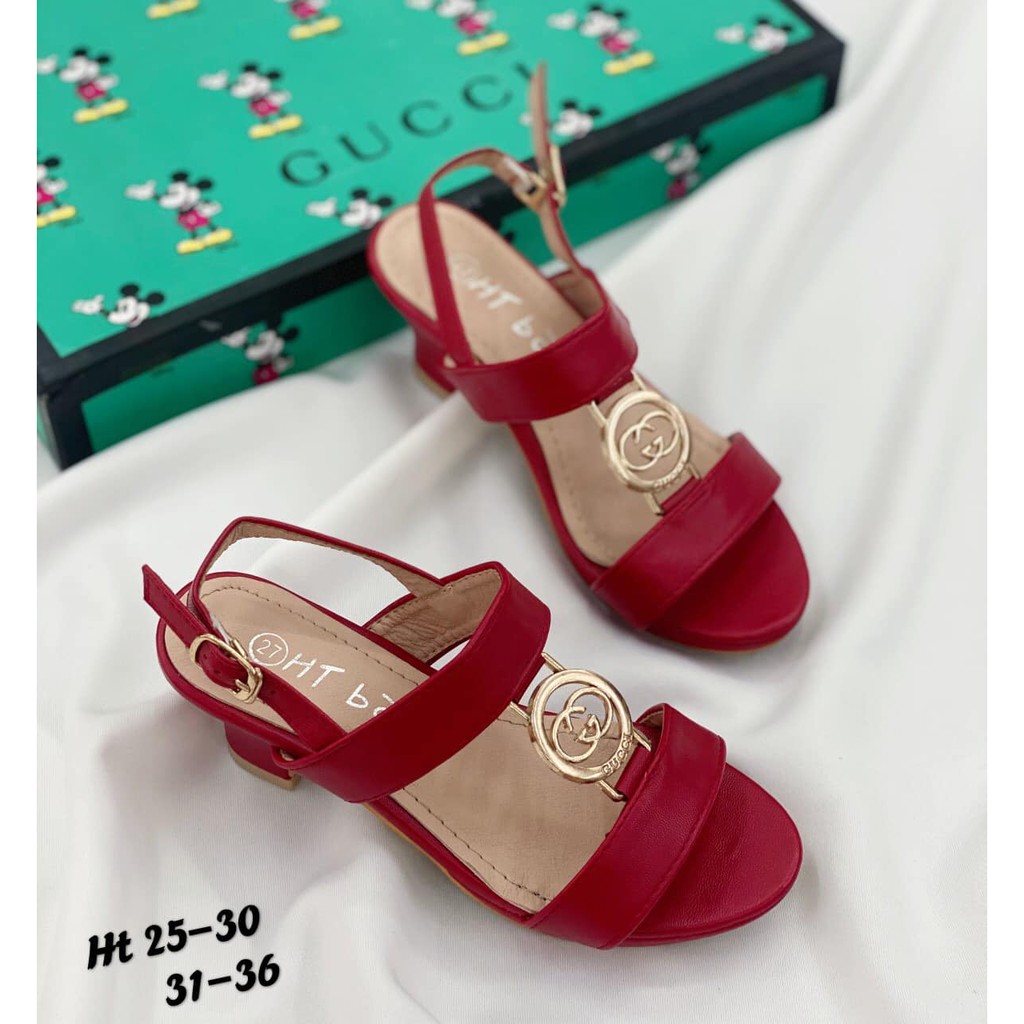 Sandal guốc cao cho bé sz 25-35