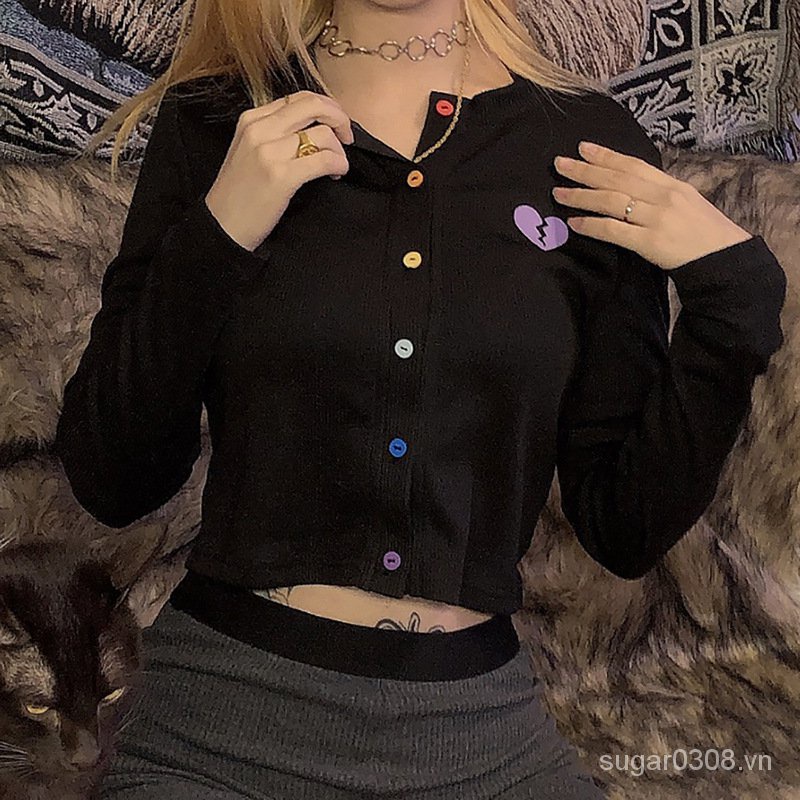 Áo thun ngắn màu trắng đen thời trang mùa hè 2020 phong cách Âu Mỹ cho nữ ImO2
 | BigBuy360 - bigbuy360.vn