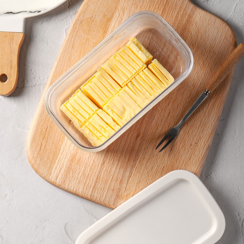 Hộp Lưới Đựng Bơ Hình Chữ Nhật Có Nắp Đậy Tiện Dụng