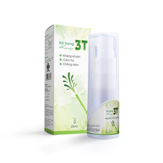 Xịt Họng Keo Ong 3T Giảm Ho, Giảm Đau Ngứa Rát Họng, Đau Amidan, VA (Chai 25ml)