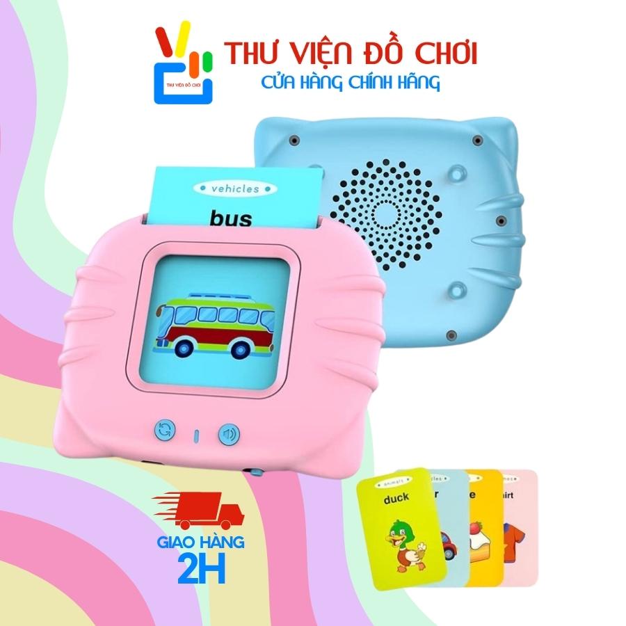 Máy Đọc Thẻ Flashcard Tiếng Anh Cho Trẻ Em - Gồm 224 Từ Vựng Không Có Sóng Điện Từ - Thư Viện Đồ Chơi
