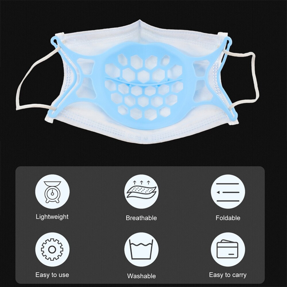 Miếng đệm lót khẩu trang bằng silicon thoáng khí không trôi son | BigBuy360 - bigbuy360.vn