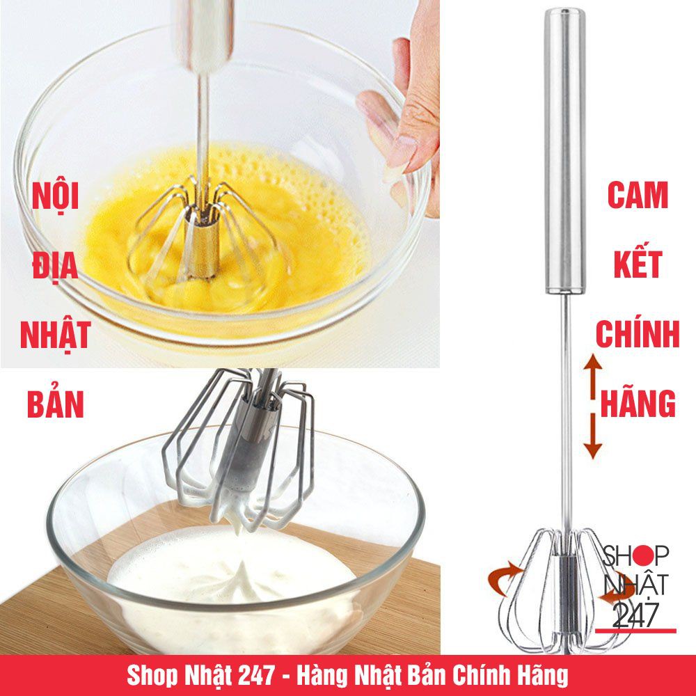 Dụng cụ tạo bọt trứng sữa bằng tay Nội địa Nhật Bản