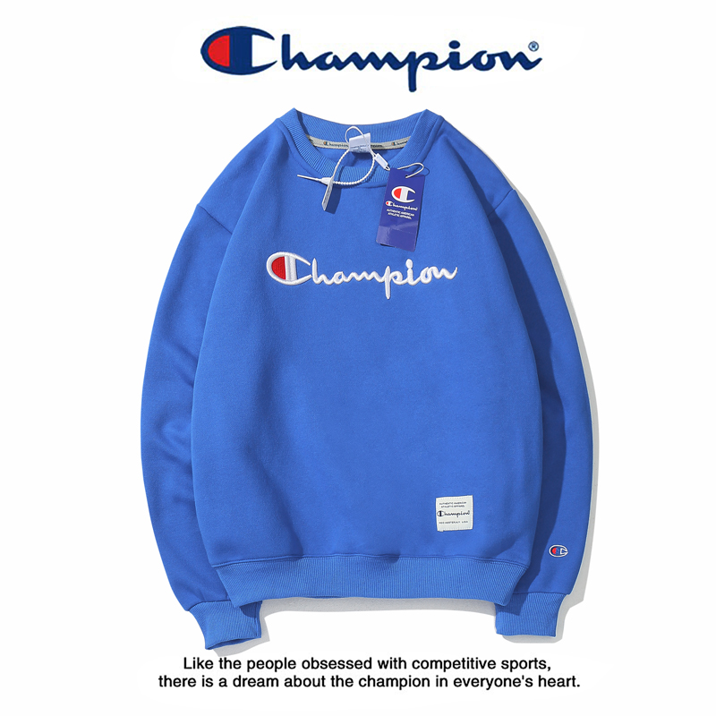 Áo nỉ dài tay dáng rộng thêu logo Champion thời trang C08926 | BigBuy360 - bigbuy360.vn