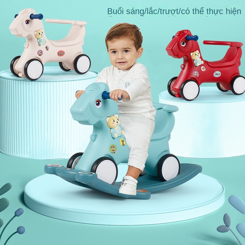 Ngựa bập bênh trẻ em, ghế bập bênh có nhạc, ngựa bập bênh đồ chơi trẻ em