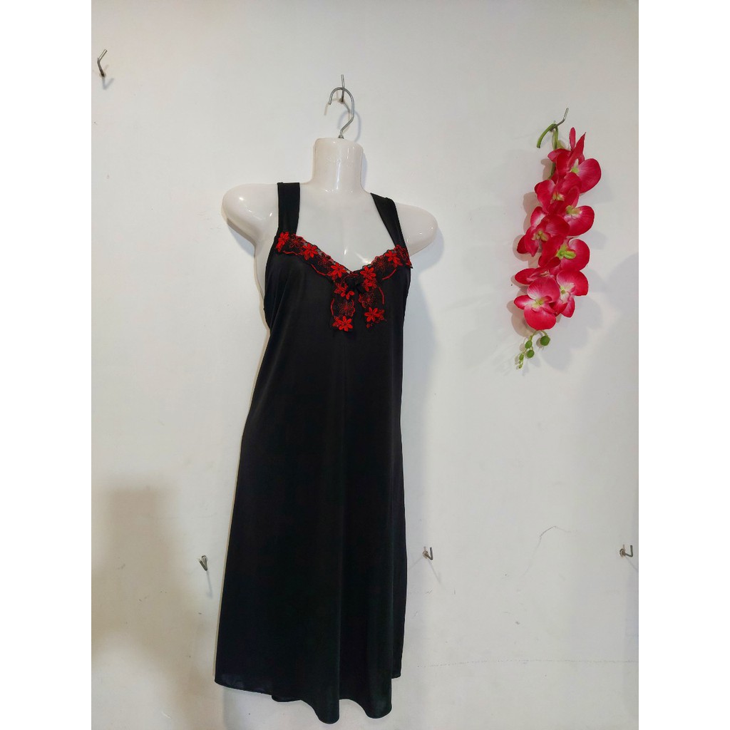 Đầm Ngủ Hai Dây Thun Lạnh Sexy Tôn Dáng &lt; 65kg