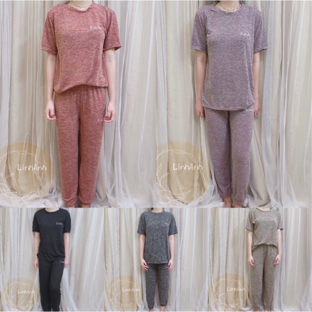 [CÓ SẴN]🎀 BỘ QUẦN ÁO NỮ CỘC TAY Ở NHÀ 🎀