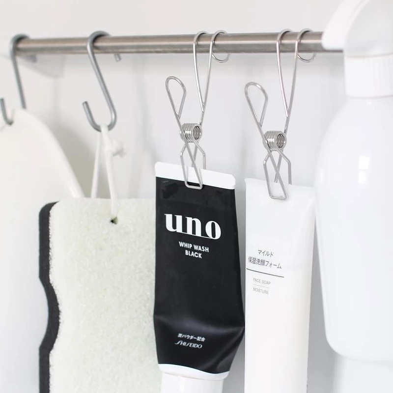 5 Kẹp phơi đồ đa năng bằng thép không gỉ tiện dụng