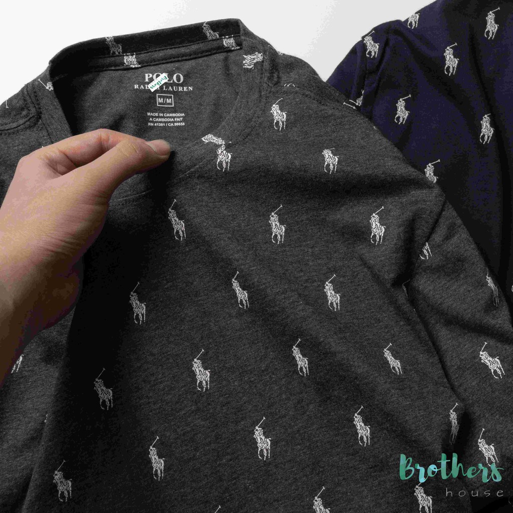 |Vải cotton| Áo thun họa tiết logo từ thương hiệu Polo trẻ trung dễ mặc