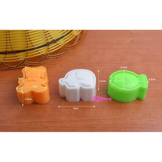 Sét 3 khuôn cơm hình thú mã mới cho bé