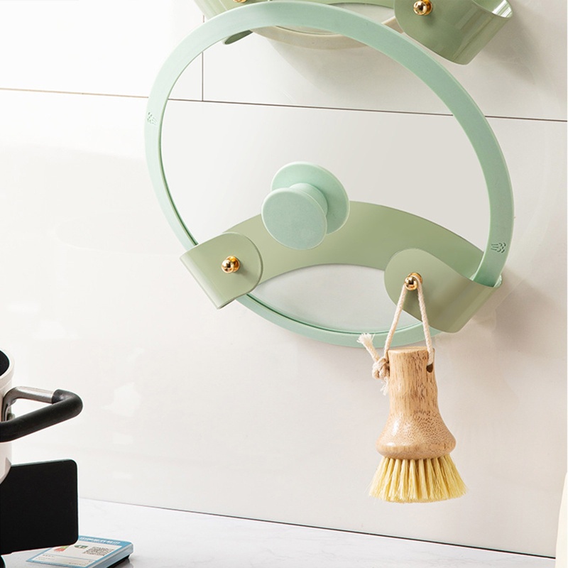 Giá Đỡ Nắp Nồi / Muỗng Gắn Tường Tiện Dụng Cho Nhà Bếp