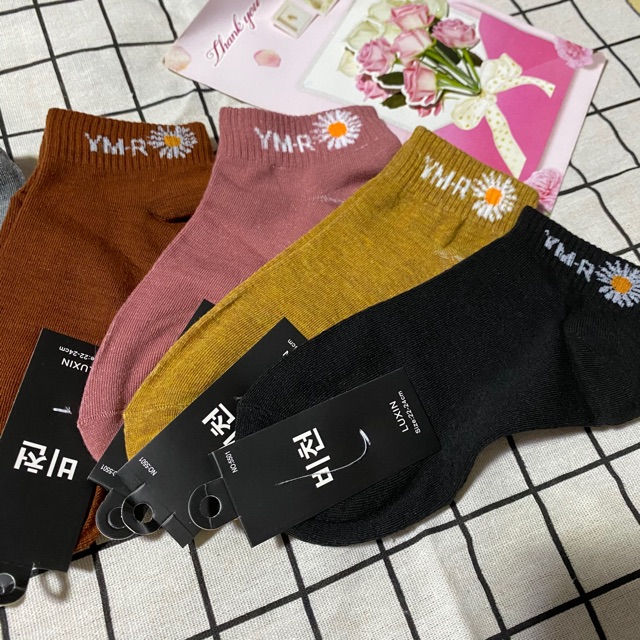 Sỉ 10 đôi tất hoa cúc chất đẹp, vớ hoa cúc