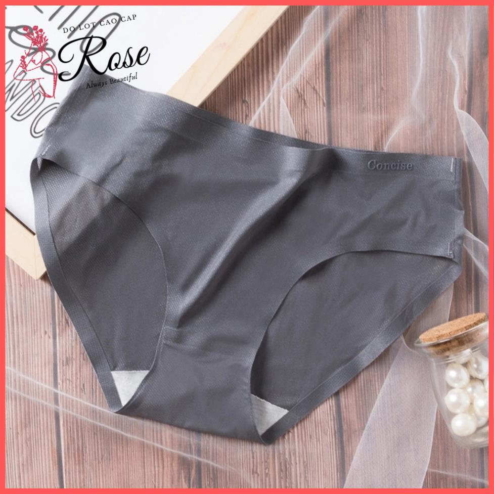 SET 5 Quần Lót Nữ Chất Băng Lụa Thông Hơi Kháng Khuẩn Quần Chíp SIÊU MỎNG Thoáng Mát - Rose P286