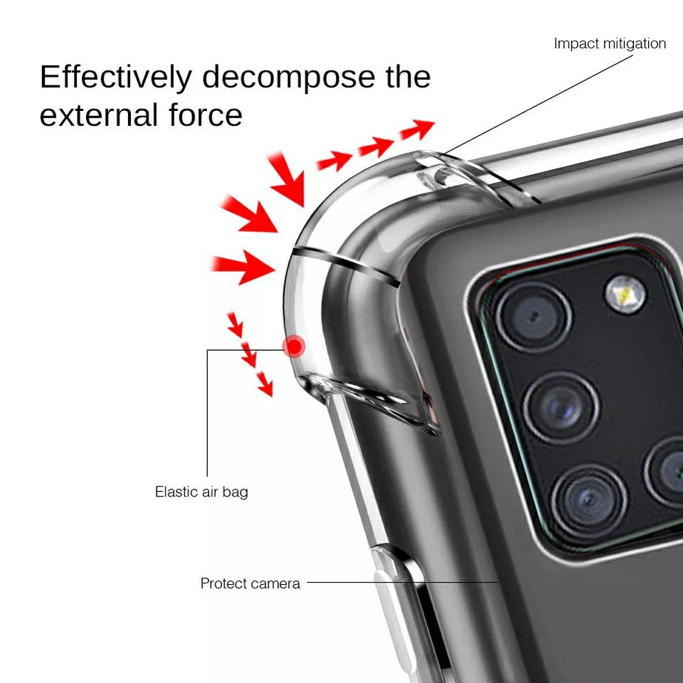 Ốp lưng Samsung A21s dẻo trong suốt chống sốc lồi 4 góc lâu ố vàng ôm khít máy