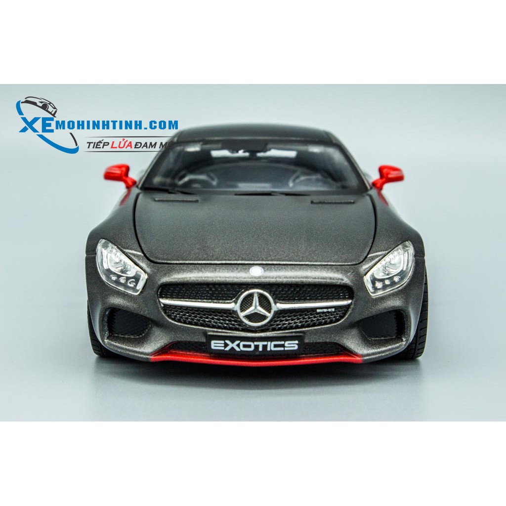 Xe Mô Hình Mercedes Benz Amg Gt Exotics 1:24 Maisto (Xám)