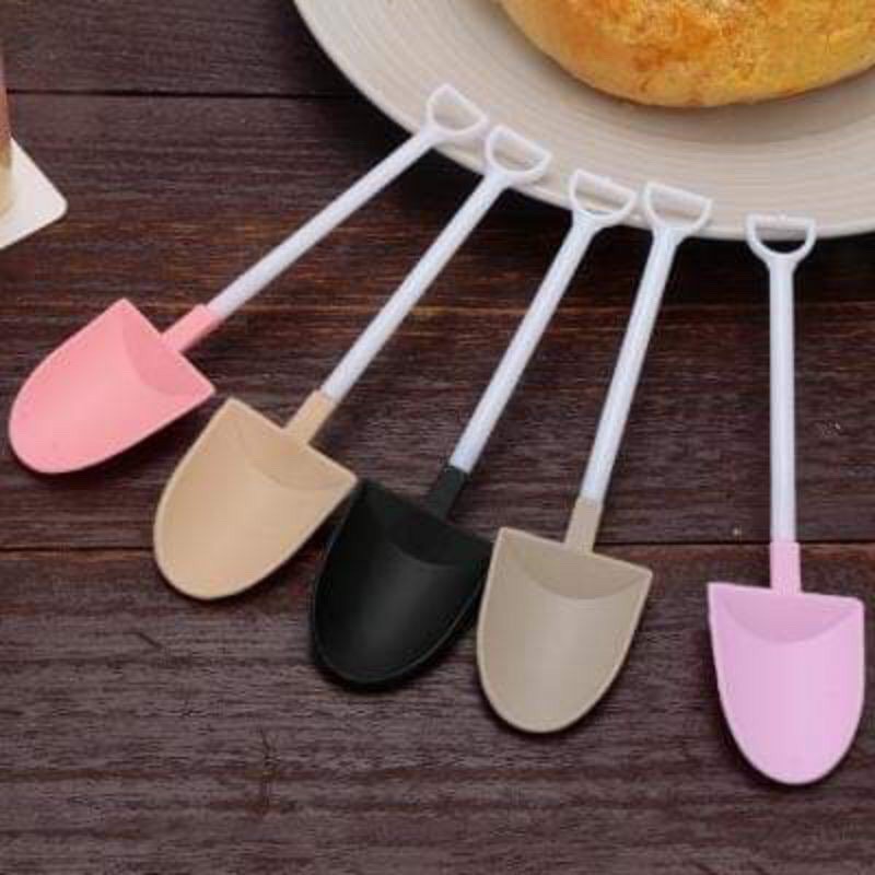 Combo 10 Muỗng xẻng mini ( muỗng xẻng múc kem, muỗng trộn kem)
