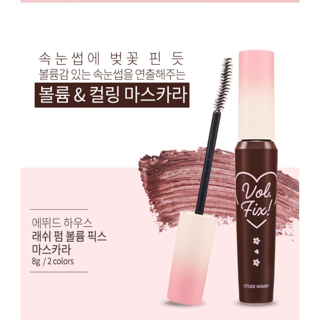 MASCARA Chuốt Mi Vol Fix 8g