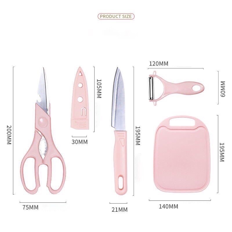 Bộ dao thớt chế biến đồ ăn dặm cho bé