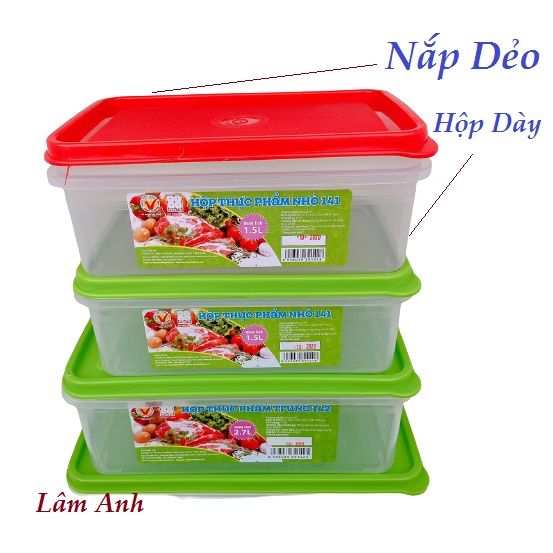 Hộp Nhựa Bảo Quản Thực Phẩm Lớn Loại Dày