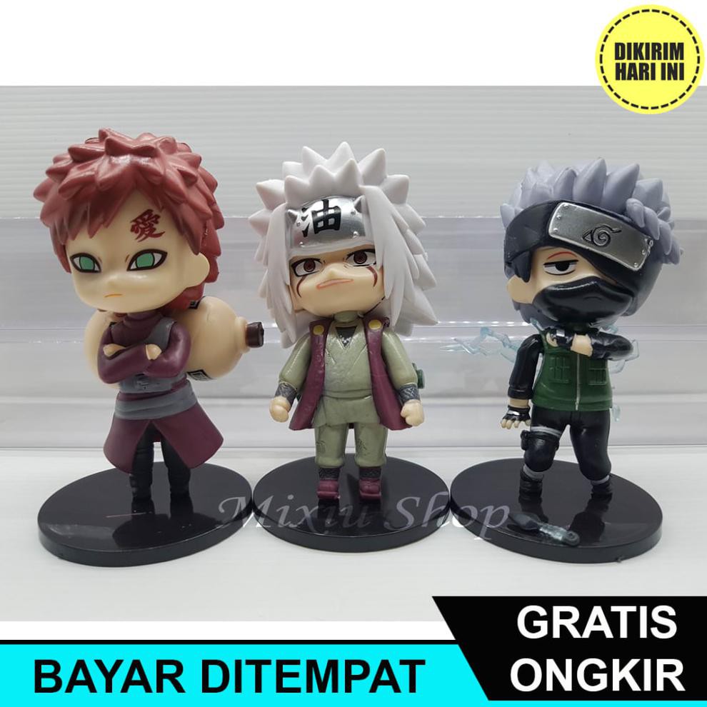 Mô Hình Nhân Vật Naruto Chibi Contents 6 Jiraiya Sasuke Kakashi Gaara Itachi Stz Jc538