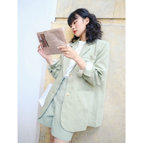 [LEN clothing] Áo khoác vest, áo blazer thời trang 2 màu 7842 | BigBuy360 - bigbuy360.vn