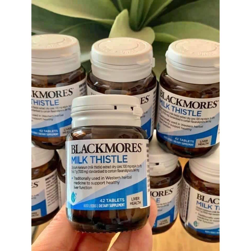 Viên uống hỗ trợ chức năng gan Blackmores Milk Thistle, 42 viên, mới