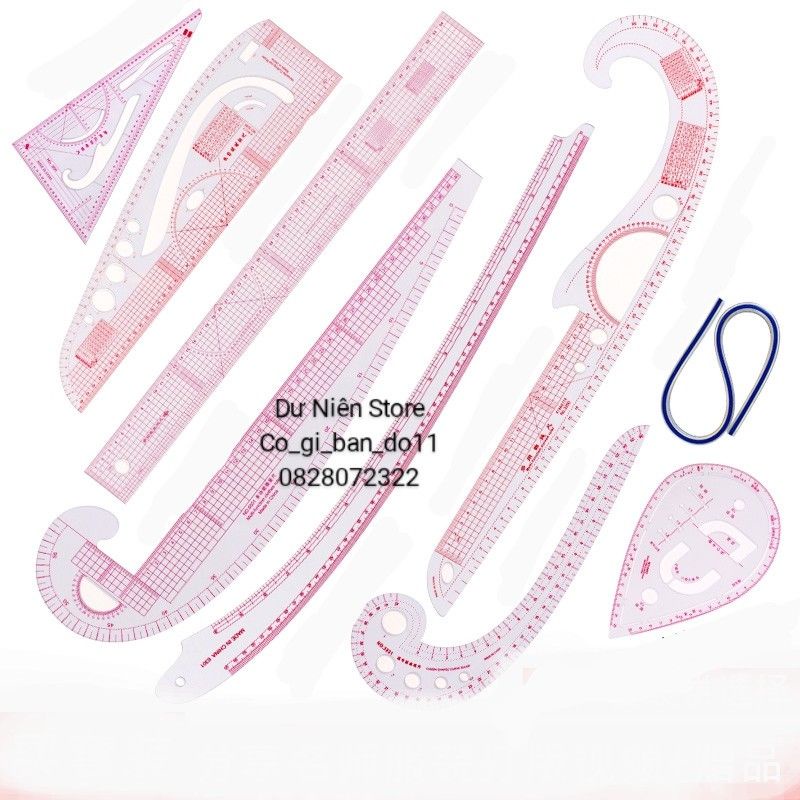 Thước Nhựa Dẻo Hỗ Trợ May Mặc