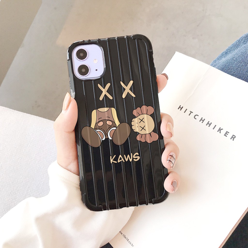 Ốp lưng iphone Kaws rơi đầu sọc 3D chống va đập 5/5s/6/6plus/6s/6splus/7/7plus/8/8plus/x/xs/11/12/pro/max/plus/promax