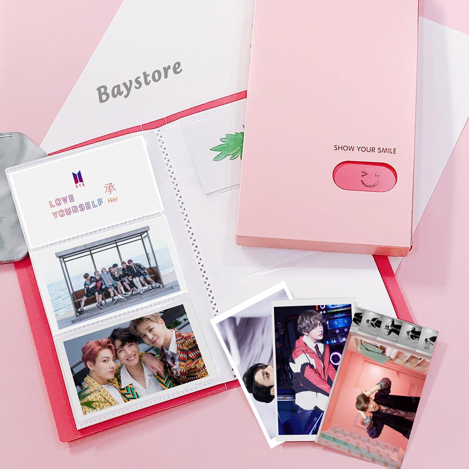 Combo 4 bộ Baycard BTS + 1 Album đựng Baycard - BAYSTORE