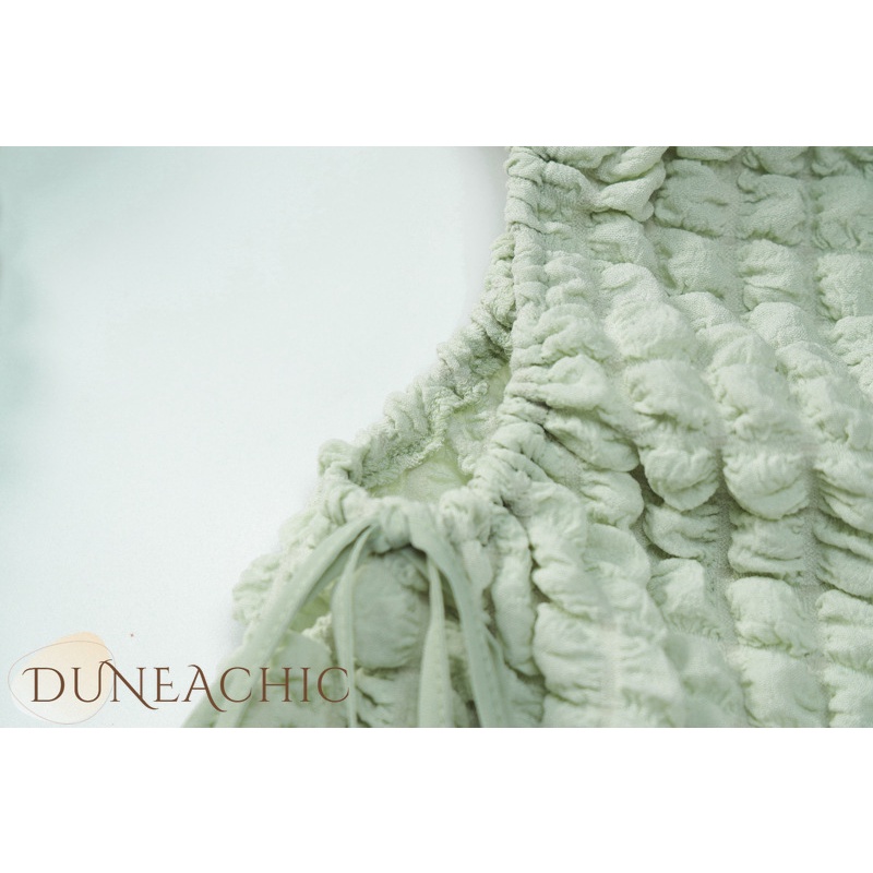 DUNEA Đầm tay dài cổ tròn thời trang dành cho nữ