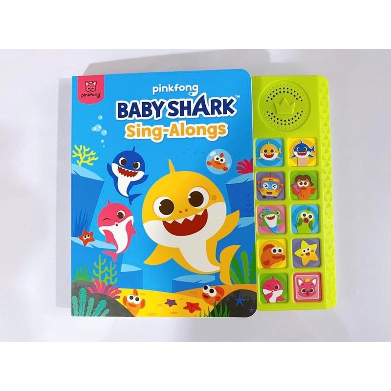 Sách Nhạc Baby Shark Pinkfong - Chính hãng - Sách âm thanh cho bé 1,2,3,4 tuổi sound book