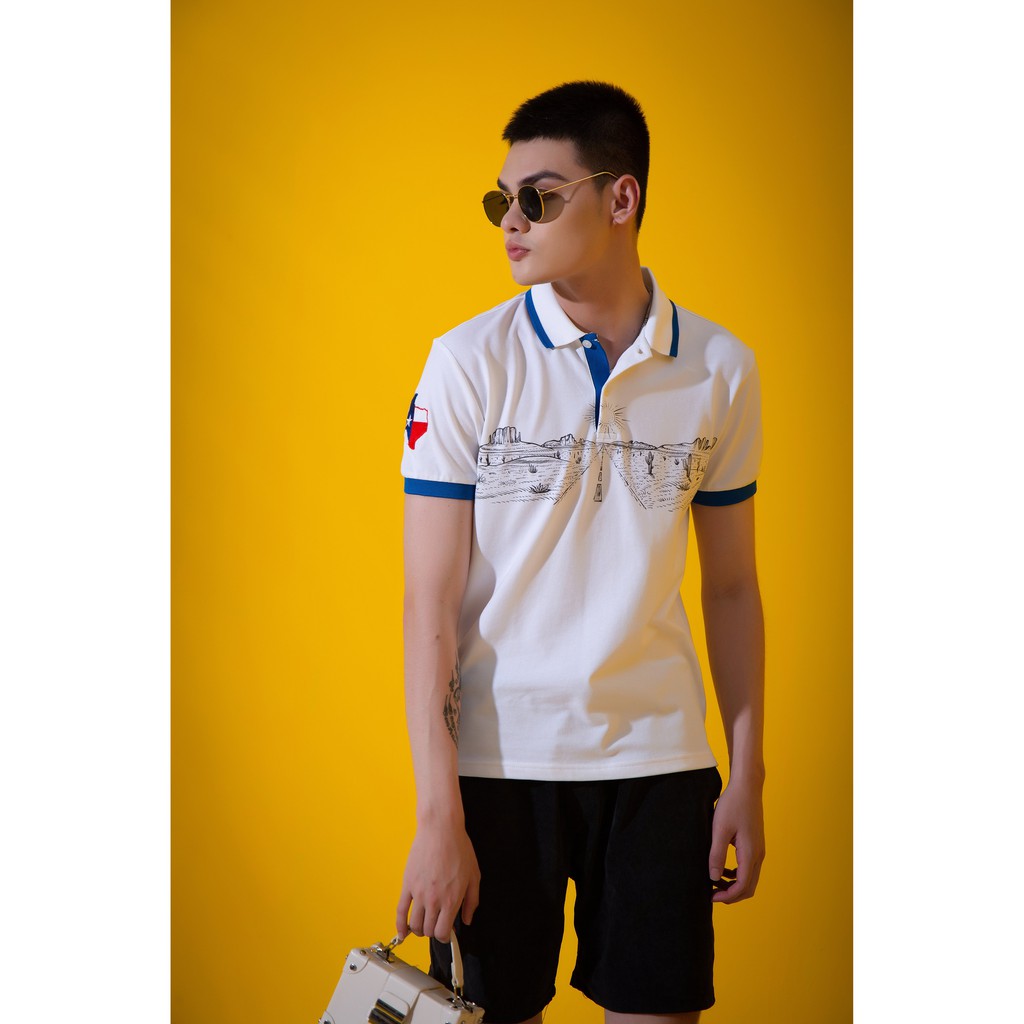 Áo polo nam trơn cổ trụ Hình in 3d  thun cao cấp from chuẩn thiết kế phong cách sang trọng,AREMI  APL0015 | BigBuy360 - bigbuy360.vn
