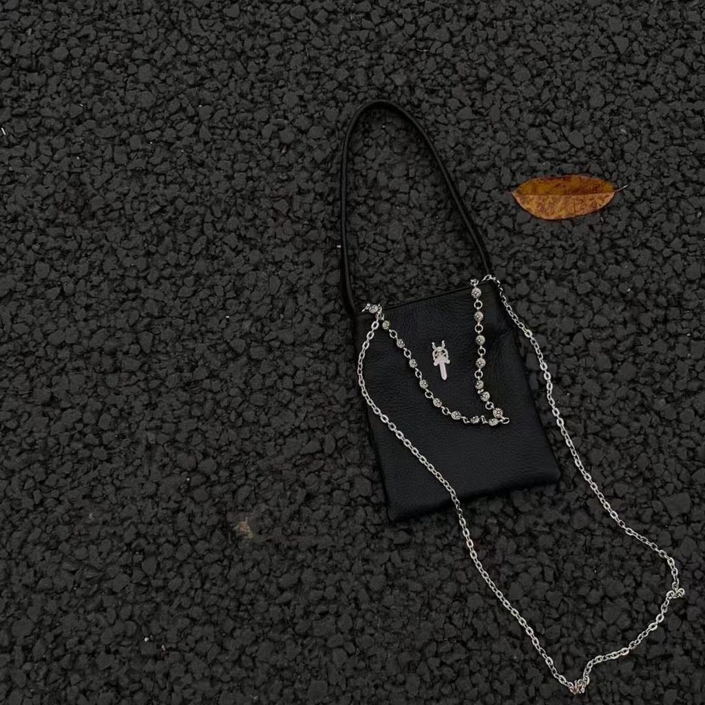 Túi Đeo Chéo Hình Vuông Nhỏ Siêu Mềm Phối Dây Xích Họa Tiết Quả Vải Tối Thời Trang 2022 Cho Nữ