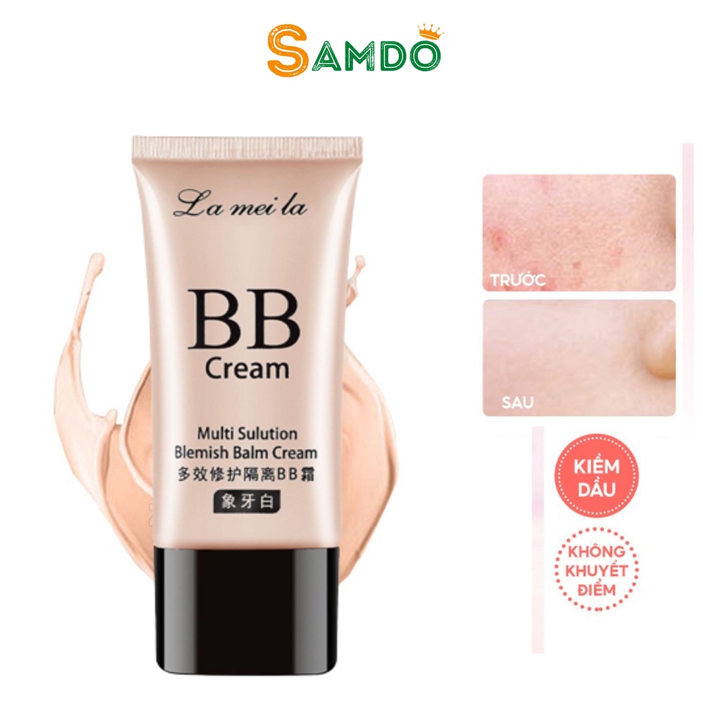 Kem Nền Trang Diểm Dưỡng Ẩm BB Cream Moisturing Lameila 50g Dưỡng Ẩm Tự Nhiên
