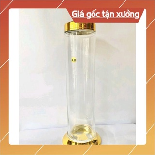Bình ngâm rượu thủy tinh trụ 4.8l Phú Hòa *Bao Bể Vỡ*