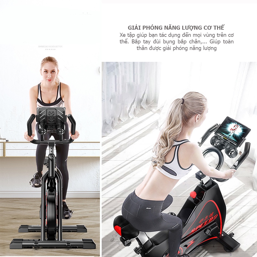 Xe đạp tập gym tổng hợp JOBUR GH 806_giảm sóc vượt trội, hoạt động mượt mà_bảo hành 1 năm_ibb