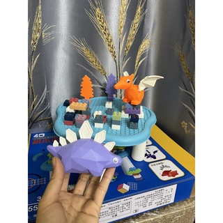 bàn ghép lego khủng long cho bé