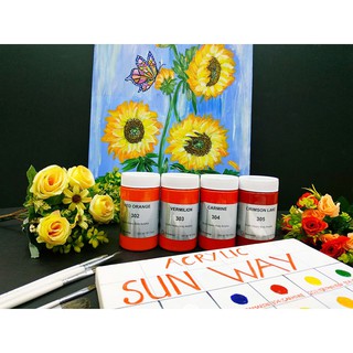 Màu Acrylic Sunway 300ml (302-->509)