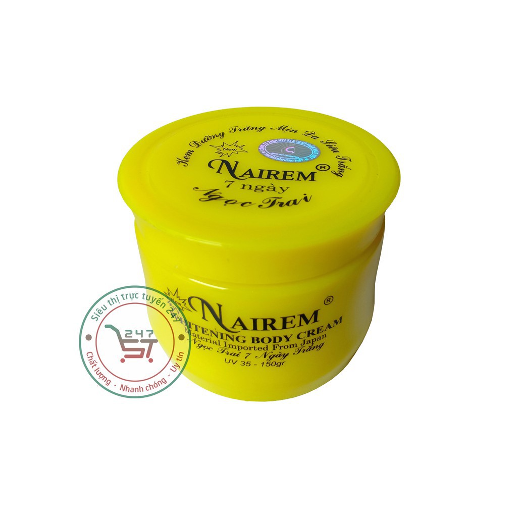 Kem dưỡng trắng da toàn thân Nairem 150g (Vàng) giá rẻ