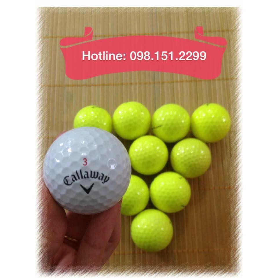 COMBO 10 QUẢ BÓNG GOLF TITLEIST/CALLAWAY/TAYLORMADE/SRIXON/NIKE MỚI 90%